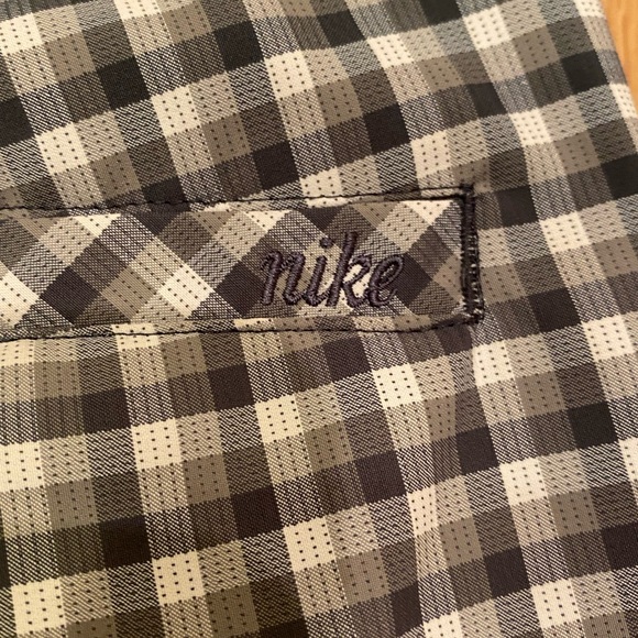 Nike Golf Dri-Fit Mens Shorts Small Check Pattern White Grey Tan. / Size Small - Picture 13 of 14